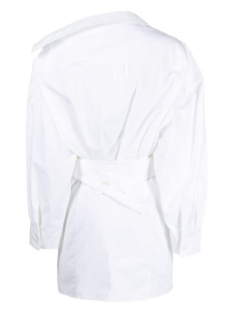 Jacquemus La Mini Robe Chemise shirt dress - White - zdjęcie produktu nr 2
