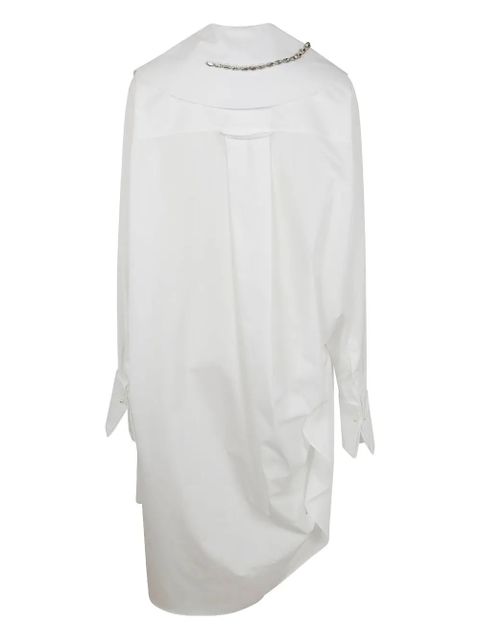 Simone Rocha asymmetrical shirtdress - White - zdjęcie produktu nr 2