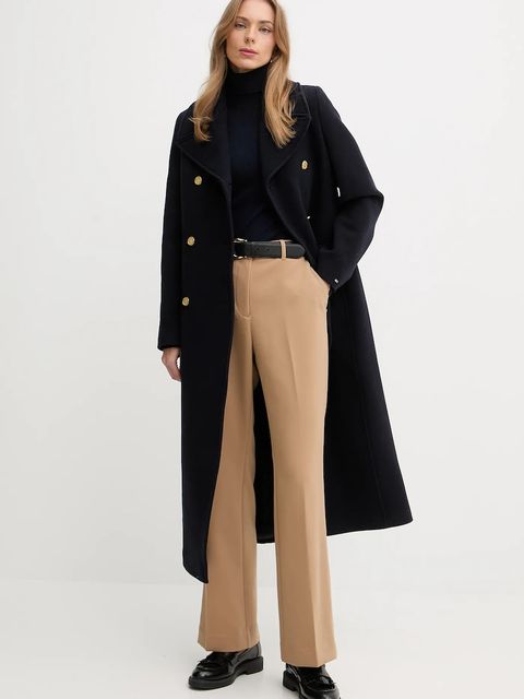 Tommy Hilfiger płaszcz z dodatkiem wełny - zdjęcie produktu nr 1