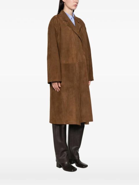 The Row Serenis panelled-split coat - Brown