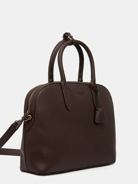 Marc O'Polo torebka skórzana kolor brązowy 5000009167