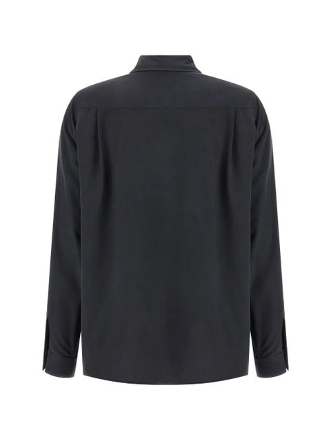Max Mara breast-pocket long-sleeve shirt - Grey