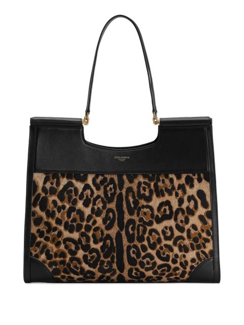 Dolce & Gabbana large Sicily tote bag - Brown - zdjęcie produktu nr 1