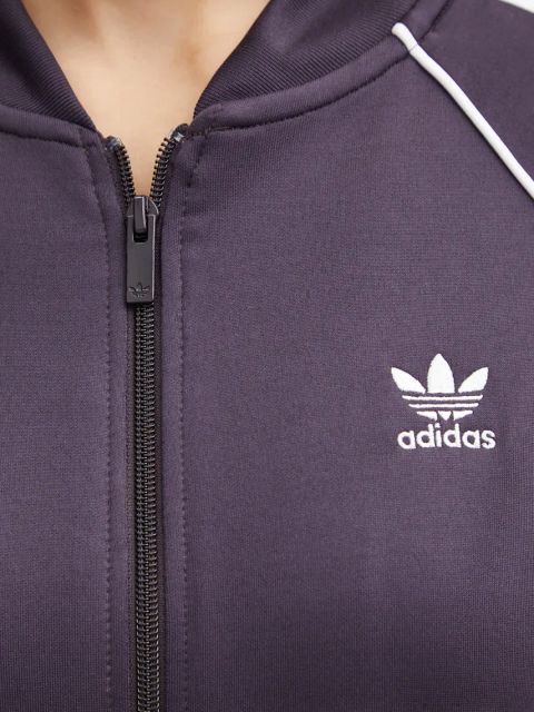 adidas Originals bluza damska kolor fioletowy gładka IY2167