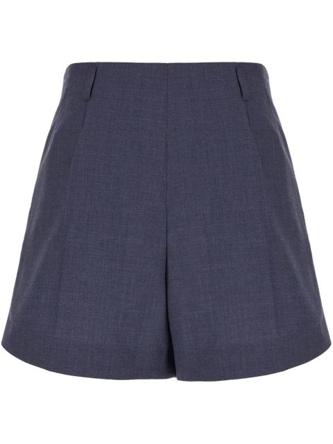 Givenchy high-waisted wool shorts - Blue - zdjęcie produktu nr 1