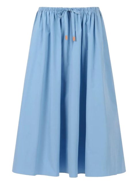 Marni drawstring gathered midi skirt - Blue - zdjęcie produktu nr 1