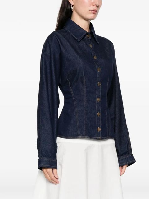 AGOLDE Devon buttoned shirt - Blue