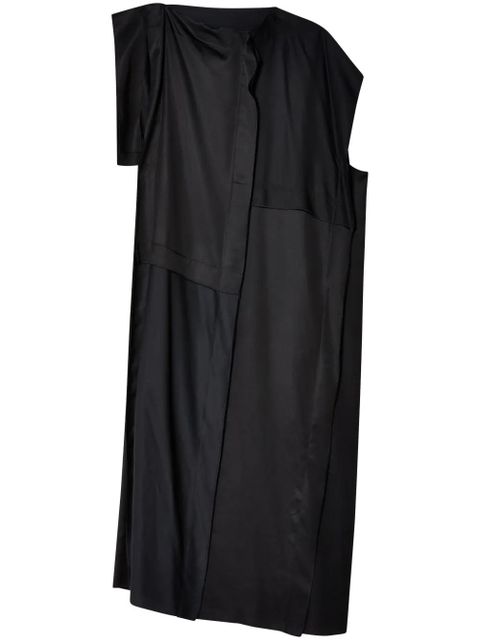 MM6 Maison Margiela single-sleeve maxi dress - Black - zdjęcie produktu nr 1