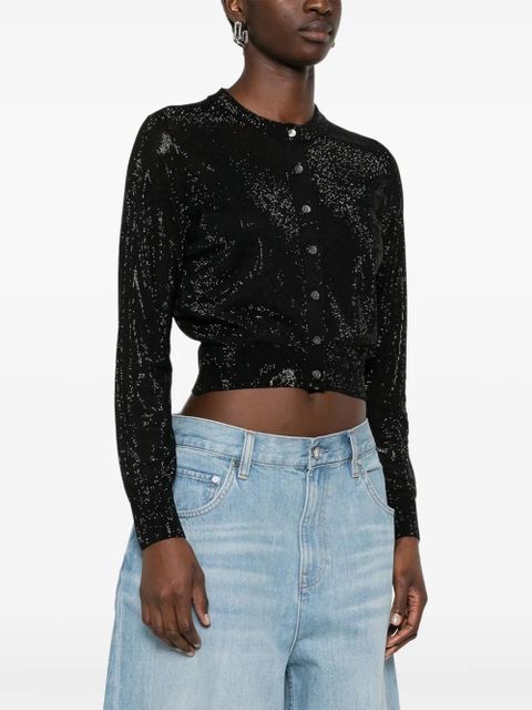 Alexander Wang cropped cardigan - Black