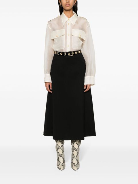 KHAITE Missa silk shirt - Neutrals - zdjęcie produktu nr 2