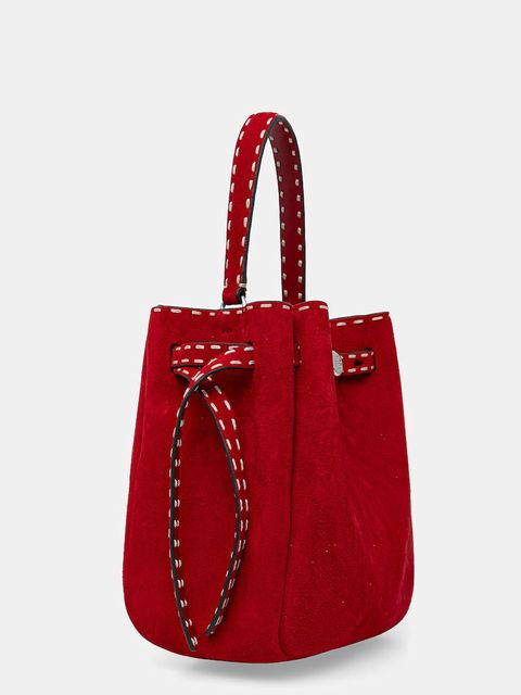 Tory Burch torebka zamszowa Romy - zdjęcie produktu nr 2