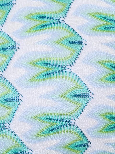 Missoni floral-motif one-shoulder bikini - White