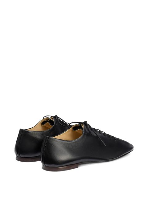 LEMAIRE Souris leather lace-up derby shoes - Black - zdjęcie produktu nr 2