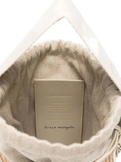 Chloé woven top-handle shoulder bag - Neutrals - zdjęcie produktu nr 2