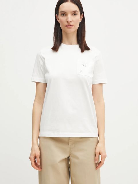 Kenzo t-shirt bawełniany damski kolor biały FF52TS1504SG.02