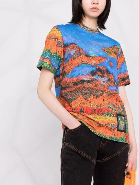 AMBUSH graphic-print T-shirt - Blue