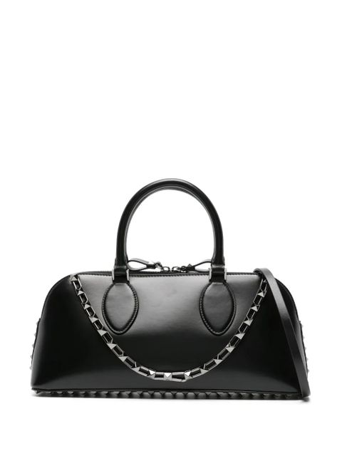Valentino Garavani Rockstud leather tote bag - Black