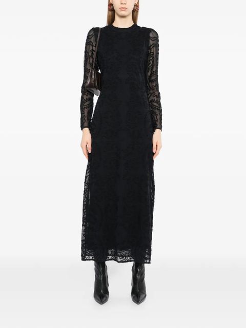 FARM Rio floral-embroidered maxi dress - Black - zdjęcie produktu nr 2