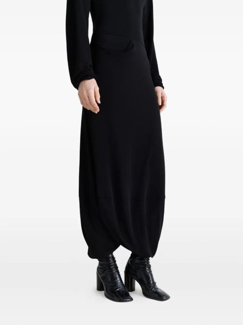 LEMAIRE 80mm Glove Eel leather block-heel boots - Black