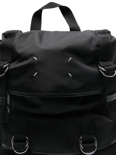 Maison Margiela ring-embellished backpack - Black