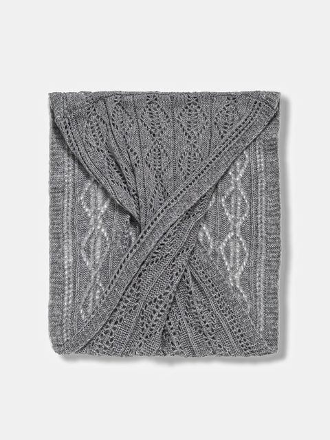 Answear.LAB komin z wełną merino damski kolor szary gładki - zdjęcie produktu nr 2