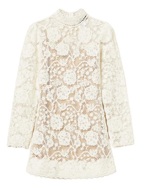 TWINSET floral crochet mini dress - White - zdjęcie produktu nr 1