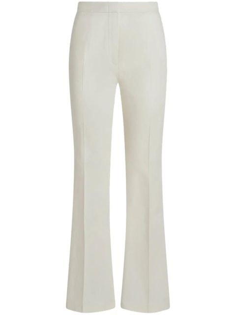 ETRO flared stretch-cotton trousers - White - zdjęcie produktu nr 1