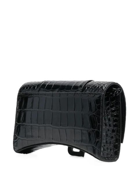 Balenciaga Hourglass chain-strap wallet - Black