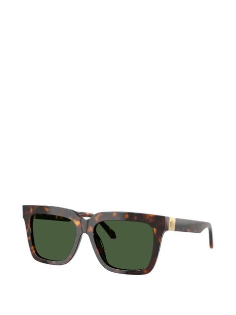 Versace Eyewear square-frame logo sunglasses - Brown - zdjęcie produktu nr 2