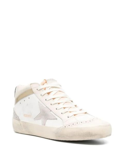 Golden Goose Mid Star "Light Grey/Gold" sneakers - White - zdjęcie produktu nr 2