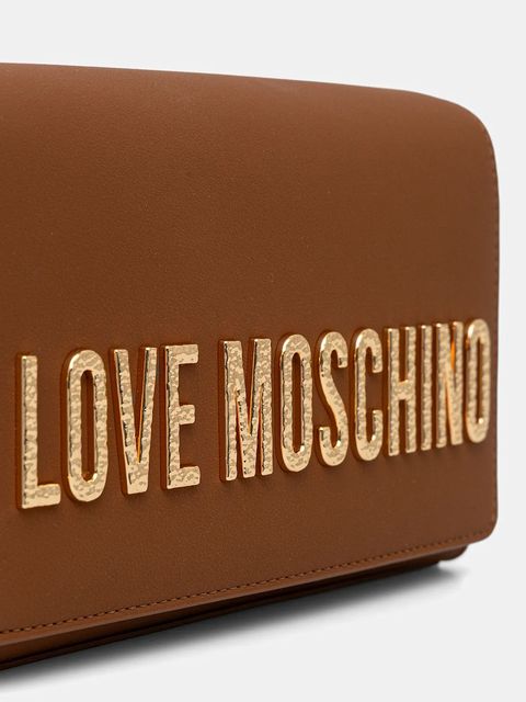 Love Moschino torebka kolor brązowy JC4121PP0NKD020A