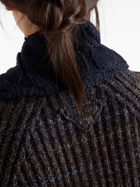 Prada crew-neck cardigan - Brown