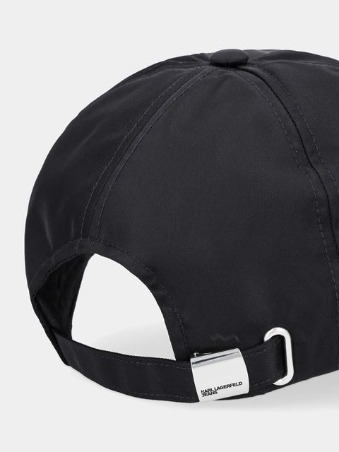 Karl Lagerfeld Jeans czapka z daszkiem kolor czarny A4M33077 - zdjęcie produktu nr 2