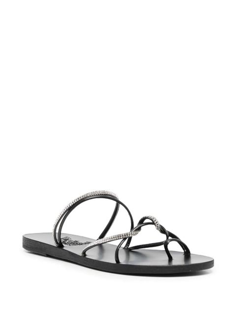 Ancient Greek Sandals Fantasia crystal-embellished slides - Black - zdjęcie produktu nr 2