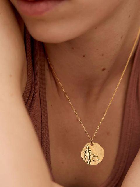 Monica Vinader GP Zodiac Libra necklace - Gold - zdjęcie produktu nr 2