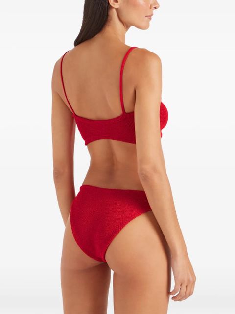 Hunza G Misty hoop-detail bikini set - Red - zdjęcie produktu nr 2
