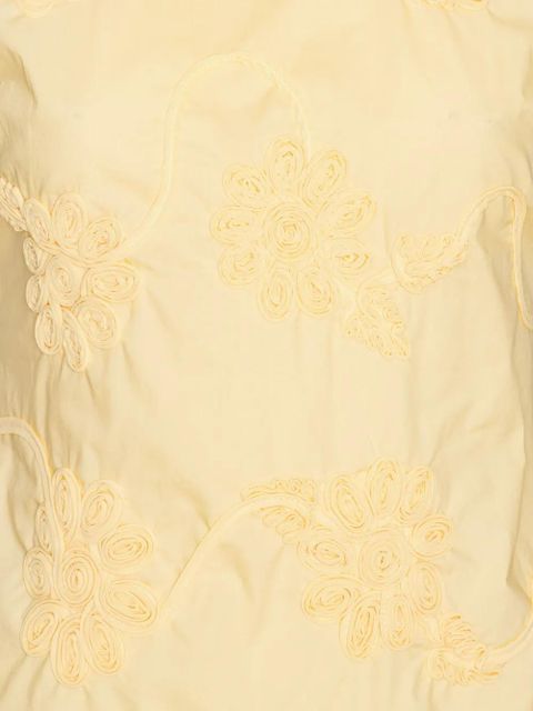 ROTATE BIRGER CHRISTENSEN flower sleeveless top - Yellow