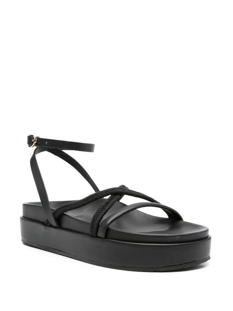 Ancient Greek Sandals 30mm crossover platform sandals - Black - zdjęcie produktu nr 2