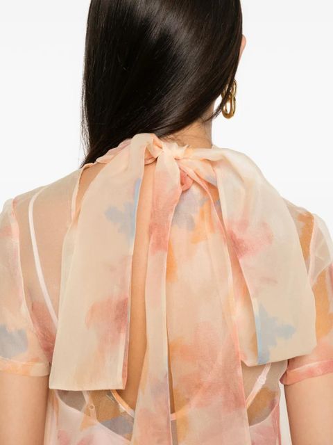 STAUD Calluna floral-print maxi dress - Neutrals