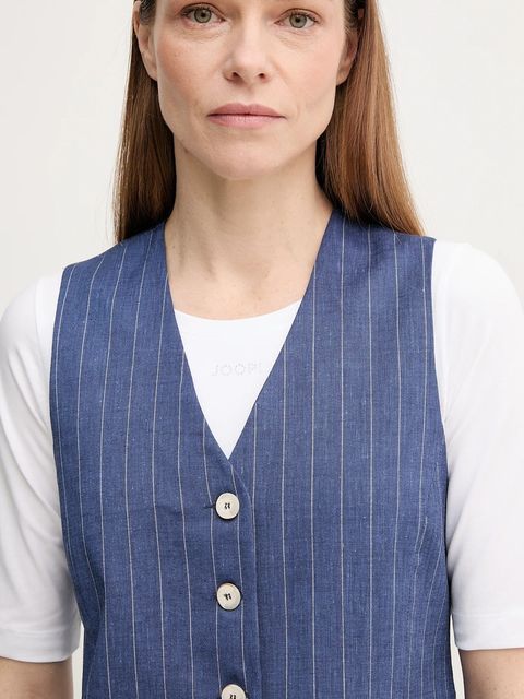 La Petite Française kamizelka z domieszką lnu GWEN