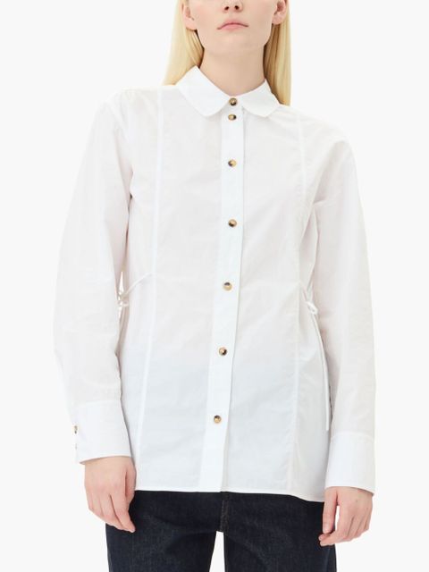 GANNI poplin shirt - White