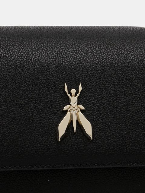 Patrizia Pepe torebka skórzana kolor czarny 8B0228 L001