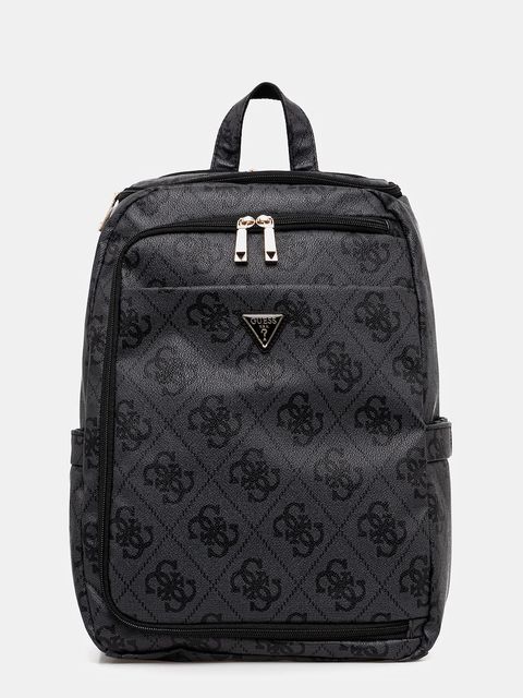 Guess plecak BERTA damski kolor szary duży wzorzysty TWOB86 88033 - zdjęcie produktu nr 1