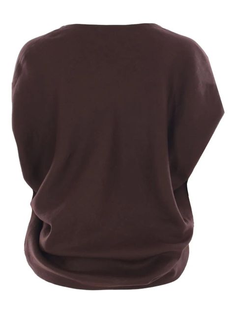 Loro Piana Gaia linen blouse - Brown - zdjęcie produktu nr 2