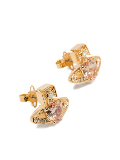 Vivienne Westwood heart orb earrings - Gold - zdjęcie produktu nr 2