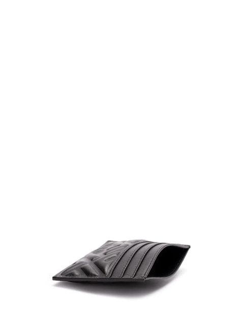 FENDI logo-embossed cardholder - Black