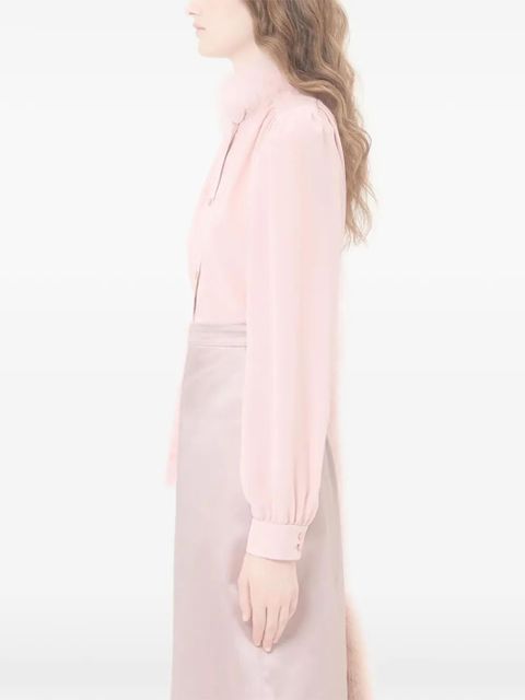 Valentino Garavani buttoned silk shirt - Pink