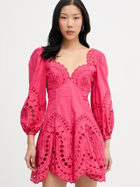 Charo Ruiz Ibiza sukienka z bawełną Esmare - zdjęcie produktu nr 1