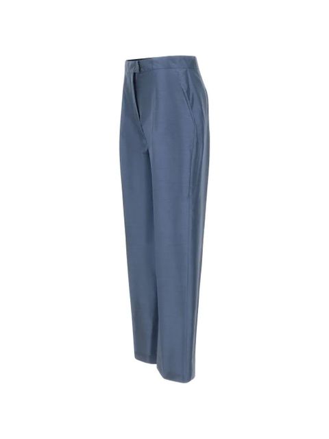 Max Mara Elegante straight-leg trousers - Blue