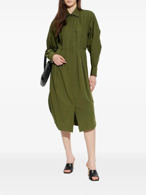 Givenchy pleated shirt dress - Green - zdjęcie produktu nr 2